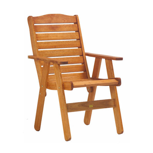 Chaise contemporaine - ARIZONA - Woodline Shade Solutions - d'extérieur / en bois / écolabel FSC
