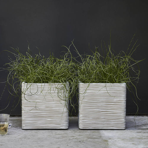 Jardinière en plastique - NATURE : RIB - Capi - rectangulaire / carrée / contemporaine