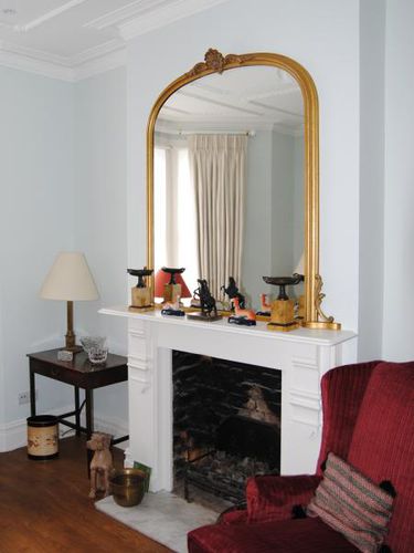 Miroir mural - NO. 6  - Overmantels - de style victorien / en métal / blanc