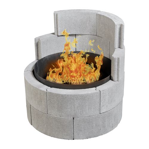 Brasero de jardin à bois - WOODLAND - shaw brick
