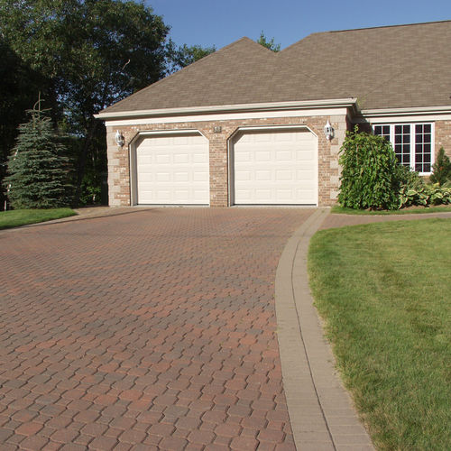 Pavé en béton - KEYSTONE - shaw brick - d'extérieur / carrossable / antidérapant