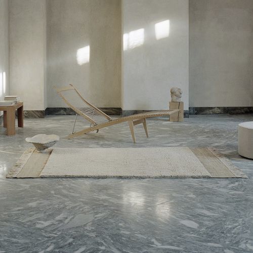 Tapis contemporain - ETHOS VIEW - LINIE DESIGN A/S - uni / en laine de Nouvelle Zélande / en jute