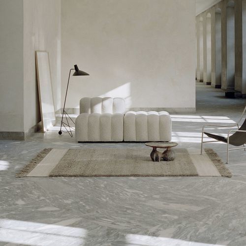 Tapis contemporain - HUMBLE ACT - LINIE DESIGN A/S - uni / en laine de Nouvelle Zélande / rectangulaire