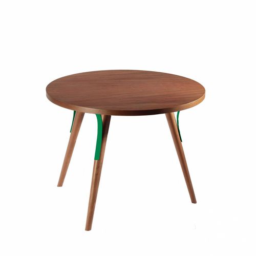 Table d'appoint contemporaine - WAY - Mambo Unlimited Ideas - en noyer / en contreplaqué / en MDF laqué