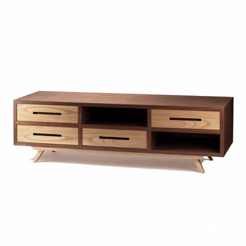 Meuble de télévision contemporain - SPACE - Mambo Unlimited Ideas - en MDF laqué / en contreplaqué / non spécifié