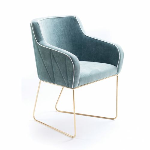 Chaise contemporaine - CROIX - Mambo Unlimited Ideas - d'intérieur / en tissu / en cuir