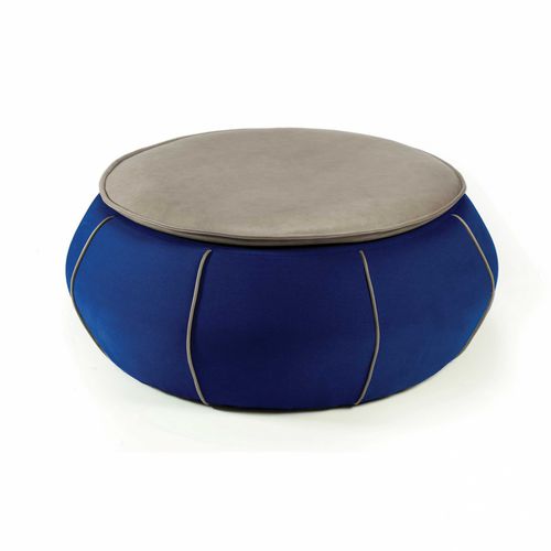 Table basse contemporaine - ELI - Mambo Unlimited Ideas - en cuir / en tissu / ronde