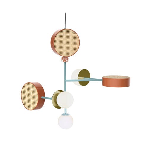 Suspension - MONACO - Mambo Unlimited Ideas - en métal laqué / en verre / en bois laqué