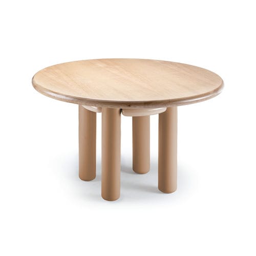 Table à manger contemporaine - KAI - Mambo Unlimited Ideas - en noyer / en bois laqué / en marbre