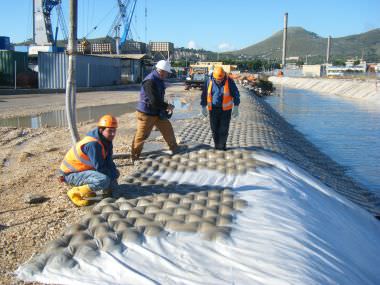 Géocomposite de renfort - FLEXITEX - Geosintex - de protection / pour le contrôle de l'érosion / en polyester