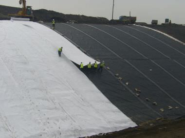 Géogrille de drainage - INTERDRAIN - Geosintex - pour mur de soutènement / routier / en polyéthylène