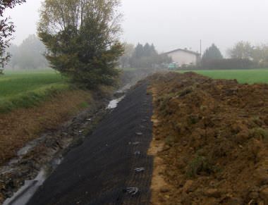 Bionatte antiérosion - TRINTER - Geosintex - pour berges des rivières / pour chemin de fer / pour décharge
