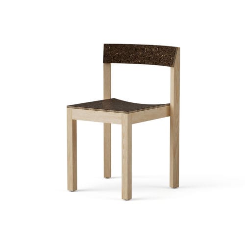 Chaise contemporaine - ALICE - DAM - d'intérieur / en Batyline® / en chêne