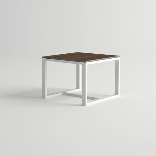 Table d'appoint contemporaine - DAYTONA - 10Deka - en HPL / avec piètement en aluminium / rectangulaire