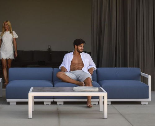 Canapé modulable - VICTUS - 10Deka - contemporain / de jardin / en tissu