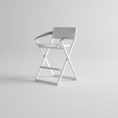 Chaise de bar contemporaine - VICTUS - 10Deka - de jardin / en Textilene® / avec piètement en aluminium