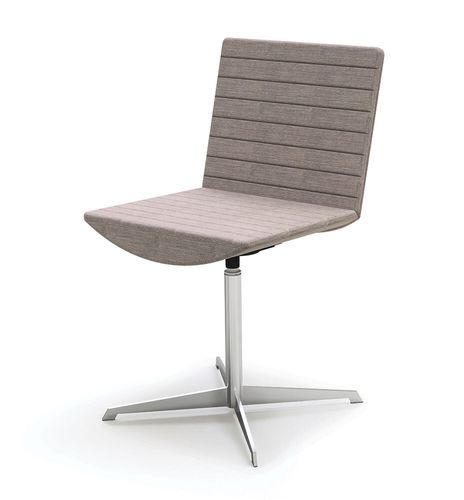 Chaise contemporaine - CRESCENT - burgessfurniture - d'intérieur / en tissu / avec piètement en métal