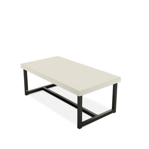 Table basse contemporaine - TRANS-POSE® - burgessfurniture - en bois / avec piètement en métal / rectangulaire