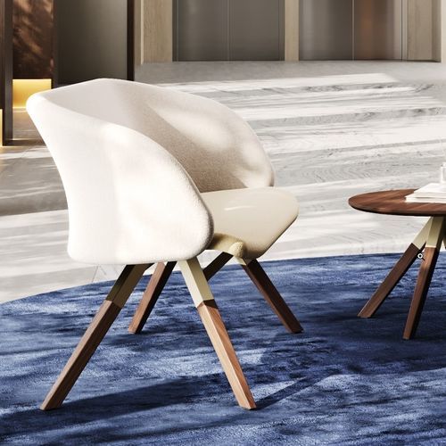 Canapé contemporain - JUNEA® - burgessfurniture - pour chambre à coucher / en tissu / double