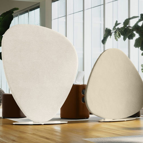 Séparateur d'espace en métal - D360/2 - burgessfurniture - en tissu / professionnel / modulable
