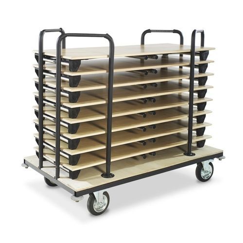Chariot porte-tables - burgessfurniture - de stockage / professionnel / de transport