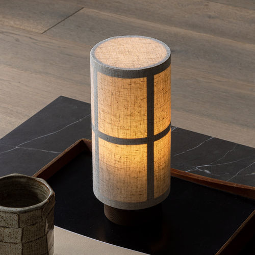 Lampe de table - HASHIRA - AUDO - baladeuse / en acier / en lin