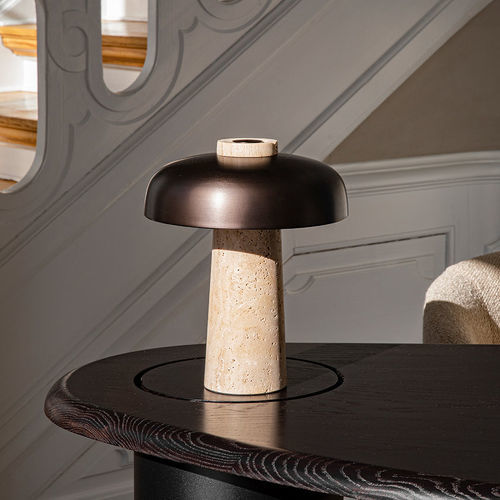 Lampe de table - REVERSE - AUDO - de chevet / en aluminium / en PMMA