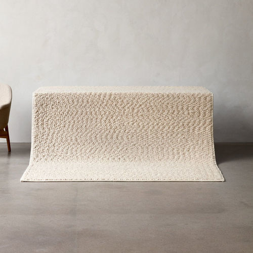 Tapis contemporain - GRAVEL - AUDO - uni / en laine / en coton