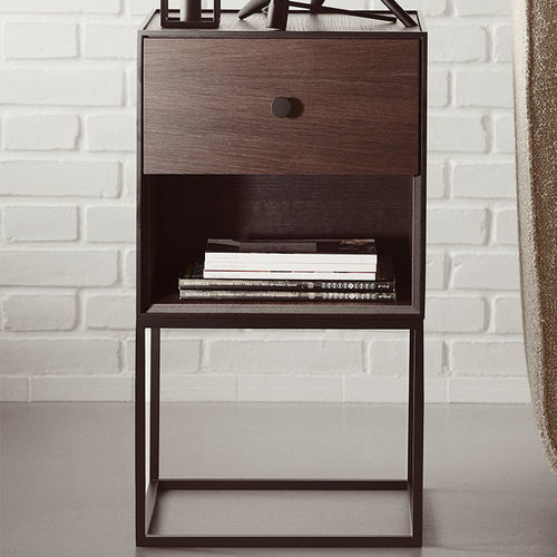 Table d'appoint contemporaine - FRAME - AUDO - en chêne / en MDF / en frêne