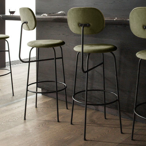 Chaise de bar contemporaine - AFTEROOM - AUDO - d'intérieur / en tissu / en contreplaqué
