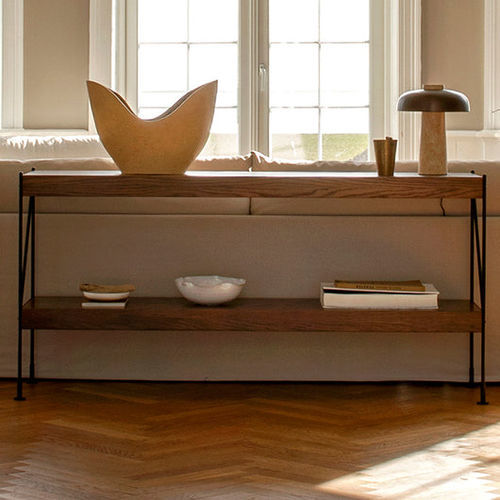 Étagère modulable - ZET - AUDO - contemporaine / en chêne / en MDF