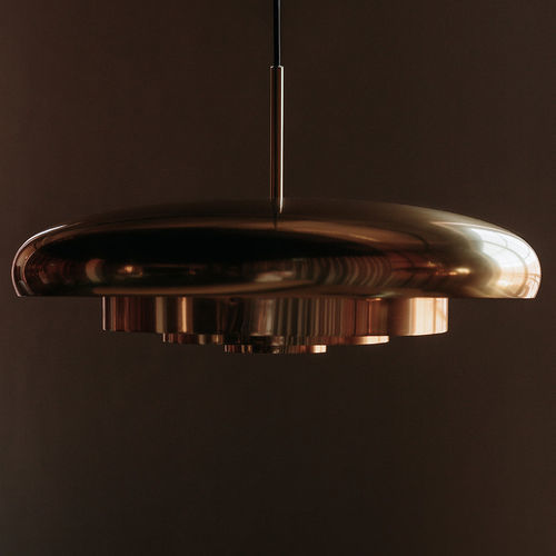 Suspension - RESONANT - AUDO - en acier / en laiton poli / contemporaine