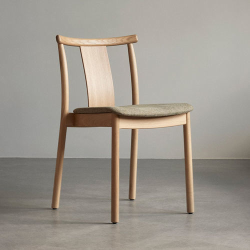 Chaise de salle à manger contemporaine - MERKUR - AUDO - d'intérieur / en tissu / en cuir