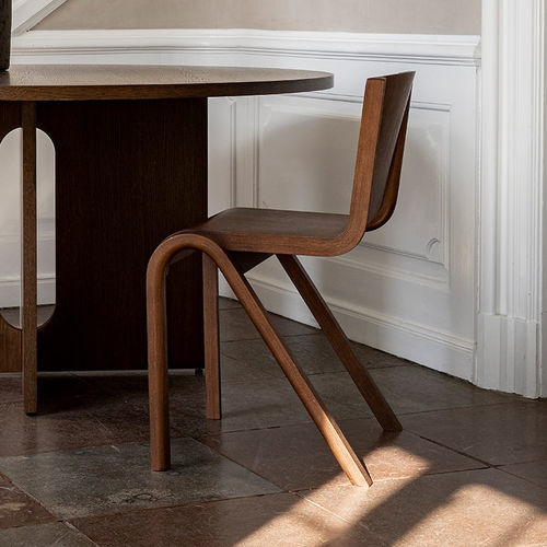 Chaise de salle à manger contemporaine - READY  - AUDO - d'intérieur / d'extérieur / en chêne