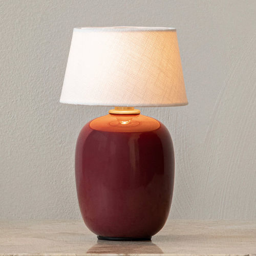 Lampe de table - TORSO - AUDO - baladeuse / en acier / en textile