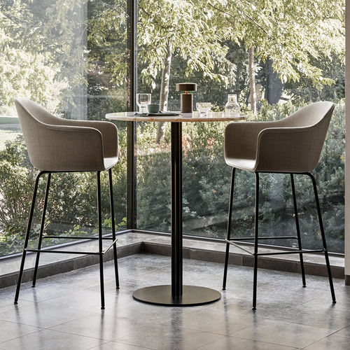 Chaise de bar contemporaine - HARBOUR - AUDO - d'intérieur / en tissu / en polypropylène