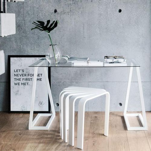 Tréteau contemporain - LUME - Bedesign - en acier à revêtement par poudre