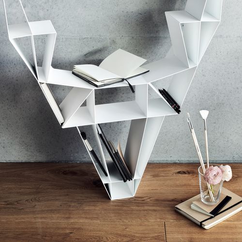 Étagère design original - DEER  - Bedesign - en métal / blanche