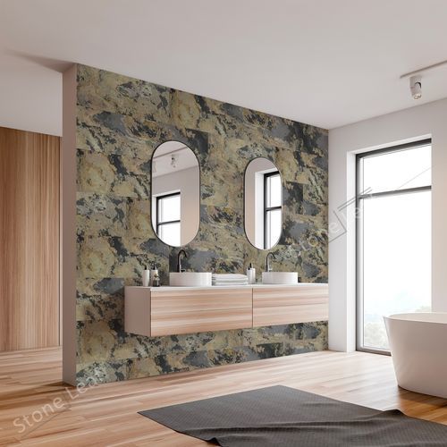 Panneau décoratif. en pierre naturelle - MOSCOU  - StoneLeaf - pour agencement intérieur / mural / plaqué