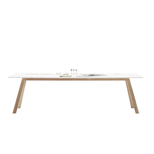 Table de travail contemporaine - MAXXI - KRETHAUS - en bois massif / en aulne / en Tyvek®