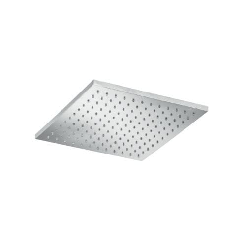 Pommeau de douche encastrable au plafond - AQUA 32 - Aquademy - carré / pluie