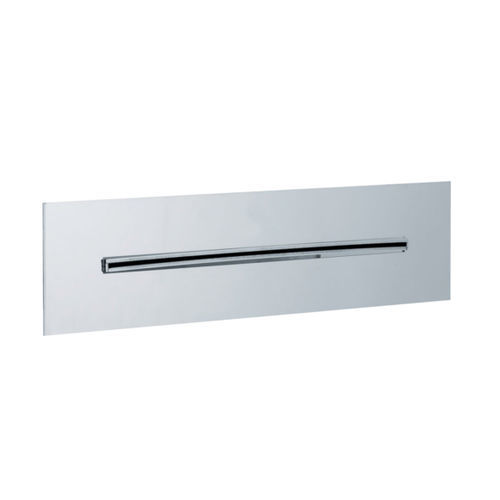Pommeau de douche mural - QUADRO - Aquademy - rectangulaire / cascade