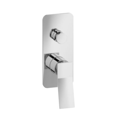 Mitigeur de douche - QUADRO 2 WAY - Aquademy - mural / en laiton chromé / 2 trous