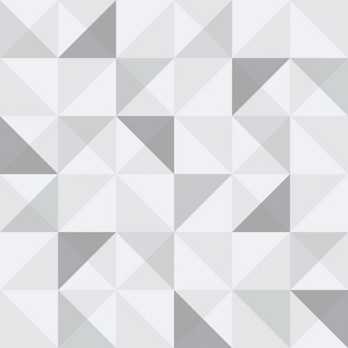 Papier peint contemporain - DIMENSION - Eco - géométrique / blanc / noir