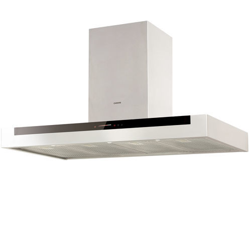 Hotte murale - ORION 1200 - Nodor - avec conduit / avec éclairage intégré / silencieuse