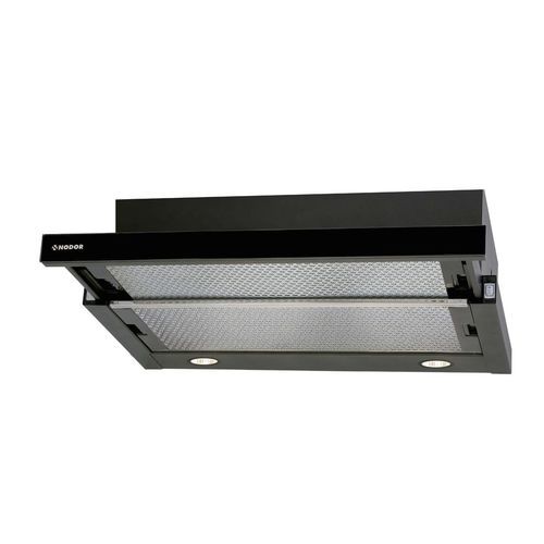 Hotte encastrable - EXTENDER GLASS - Nodor - avec éclairage intégré / escamotable / classe C