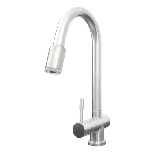 Mitigeur à poser - FLAMINGO - Nodor - en acier inoxydable / pour cuisine / 1 trou