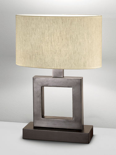 Lampe de table - QUAD - Chelsom - en acier / en bois / contemporaine