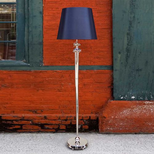Lampe sur pied - MASCARADE - Charles Paris - en laiton / en tissu / classique