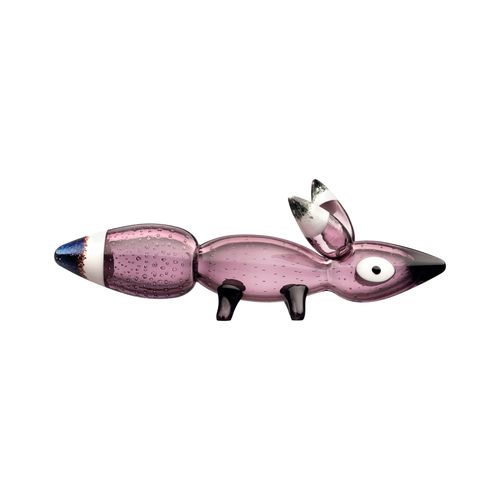 Sculpture en verre soufflé - Vulpes :1071548 - iittala - à poser / violette / animal
